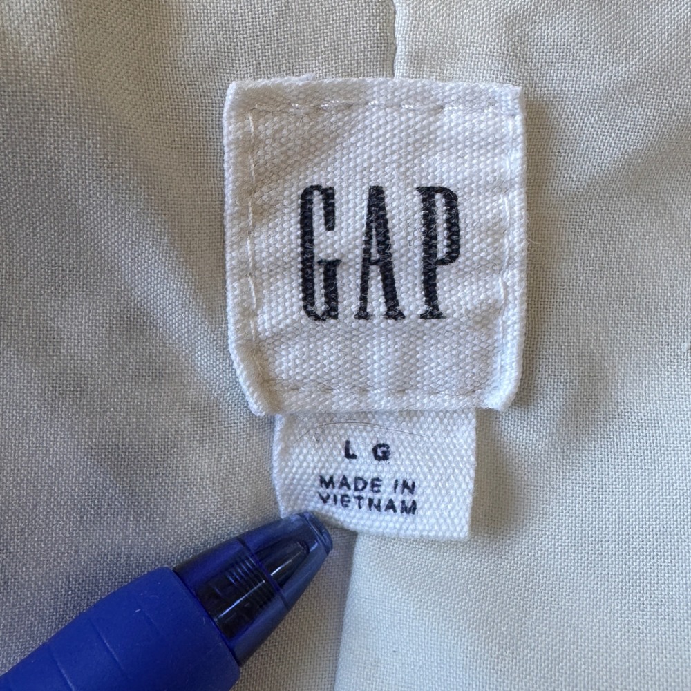 GAP Women's Floral Print V Neck Sleeveless Casual Mini Dress White Large - Picture 5 of 11